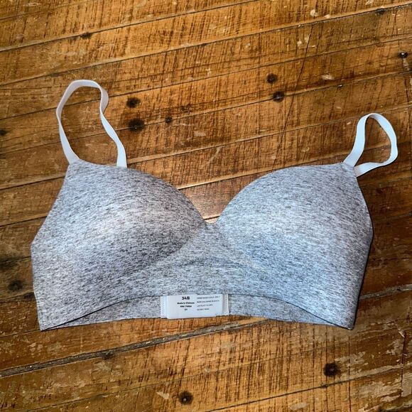 Soma heathered gray Enbliss wireless 34B comfortable bra - Picture 1 of 3